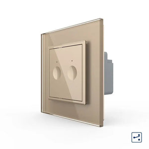 Livolo | Goud | SR | Aan/Uit | Dubbel | Wisselschakelaar Livolo Nederland B.V.