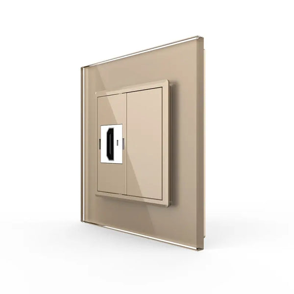 Livolo | Goud | SR | HDMI | Blindplaat Livolo Nederland B.V.