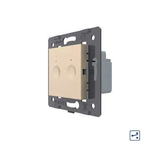 Livolo | Goud | SR | Module | Aan/Uit | Dubbel | Wisselschakelaar | Smart Home Livolo Nederland B.V.