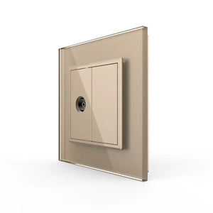 Livolo | Goud | SR | TV | Blindplaat Livolo Nederland B.V.