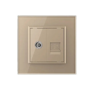 Livolo | Goud | SR | TV | Netwerk Cat.6 Livolo Nederland B.V.