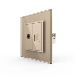 Livolo | Goud | SR | TV | Netwerk Cat.6 Livolo Nederland B.V.