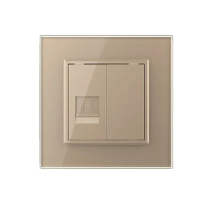 Livolo | Goud | SR | Telefoon | Blindplaat Livolo Nederland B.V.