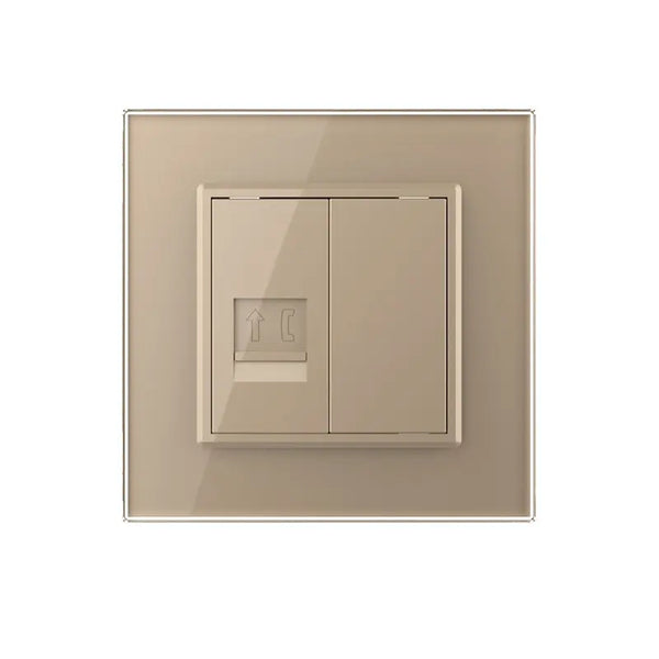 Livolo | Goud | SR | Telefoon | Blindplaat Livolo Nederland B.V.