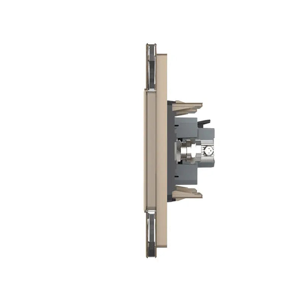 Livolo | Goud | SR+SR | Wandcontactdoos | TV aansluiting | Blindplaat Livolo Nederland B.V.