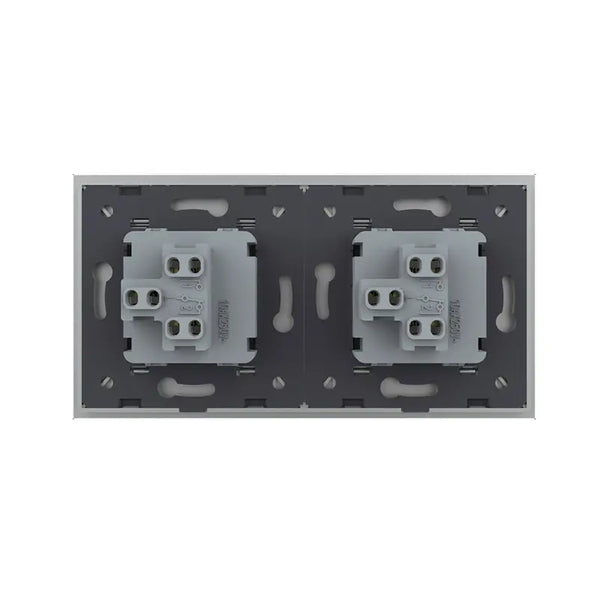 Livolo | Grijs | 1+1 | Puls | Wipschakelaar Livolo Nederland B.V.