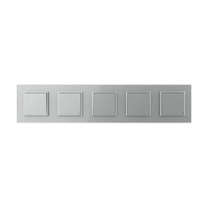 Livolo | Grijs | 1+1+1+1+1 | Aan/Uit | Wipschakelaar Livolo Nederland B.V.