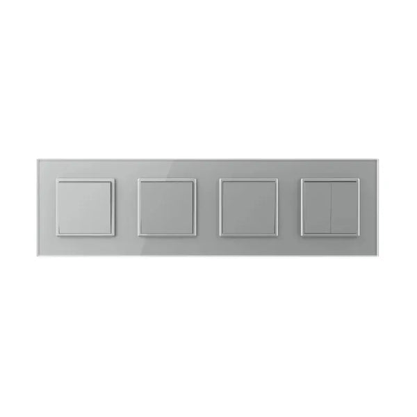 Livolo | Grijs | 1+1+1+2 | Aan/Uit | Wipschakelaar Livolo Nederland B.V.