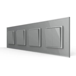 Livolo | Grijs | 1+1+1+2 | Aan/Uit | Wipschakelaar Livolo Nederland B.V.