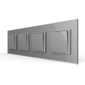 Livolo | Grijs | 1+1+2+2 | Puls | Wipschakelaar Livolo Nederland B.V.