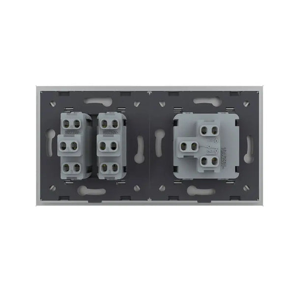 Livolo | Grijs | 1+2 | Aan/Uit | Wissel | Wipschakelaar Livolo Nederland B.V.