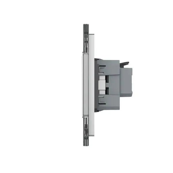 Livolo | Grijs | 1+2+2+SR | Aan/Uit | Wipschakelaar met wandcontactdoos Livolo Nederland B.V.