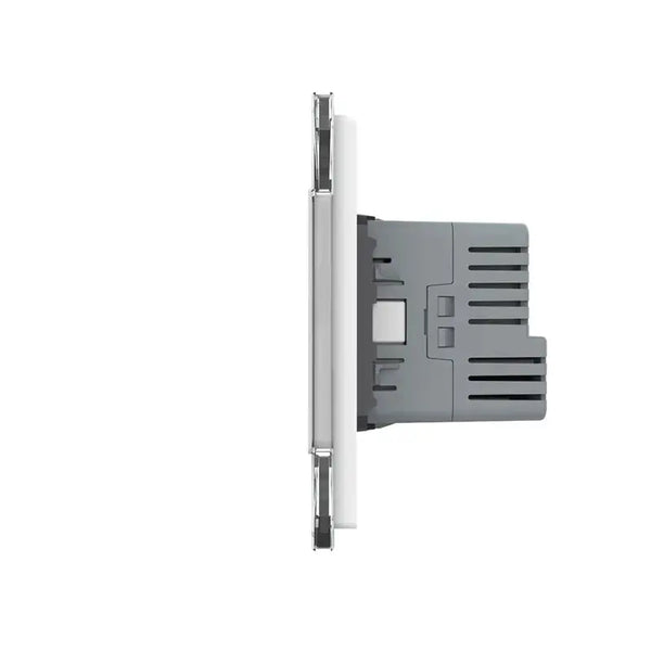 Livolo | Grijs | 1+SR | Aan/Uit | Schakelaar met wandcontactdoos + USB-C Oplader Livolo Nederland B.V.