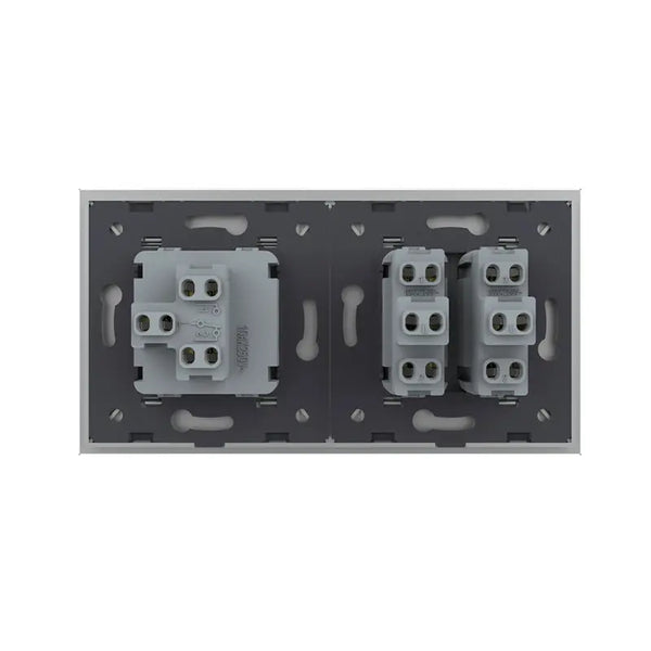 Livolo | Grijs | 2+1 | Aan/Uit | Wipschakelaar Livolo Nederland B.V.