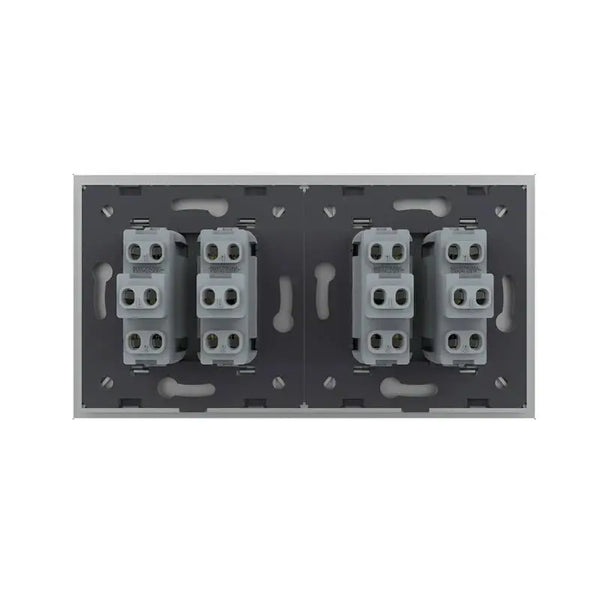 Livolo | Grijs | 2+2 | Puls | Wipschakelaar Livolo Nederland B.V.