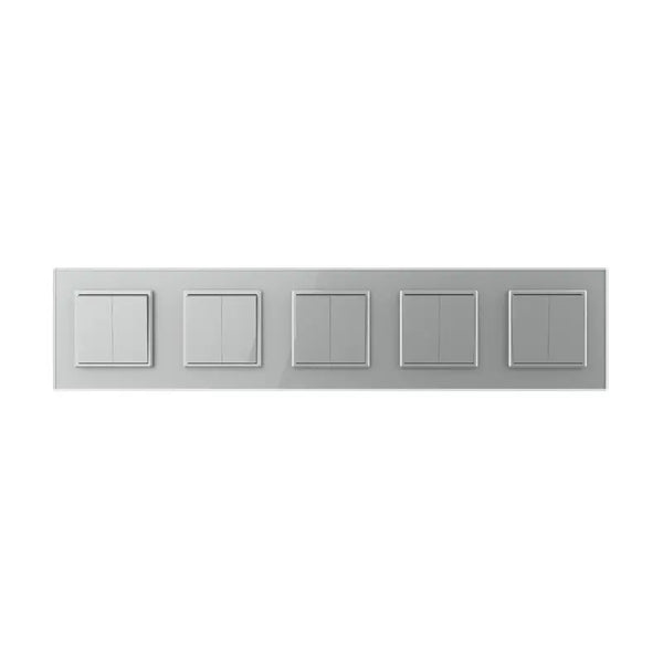 Livolo | Grijs | 2+2+2+2+2 | Aan/Uit | Wipschakelaar Livolo Nederland B.V.