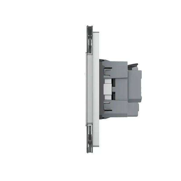 Livolo | Grijs | 2+SR+SR | Aan/Uit | Wissel | Wipschakelaar met dubbele wandcontactdoos Livolo Nederland B.V.