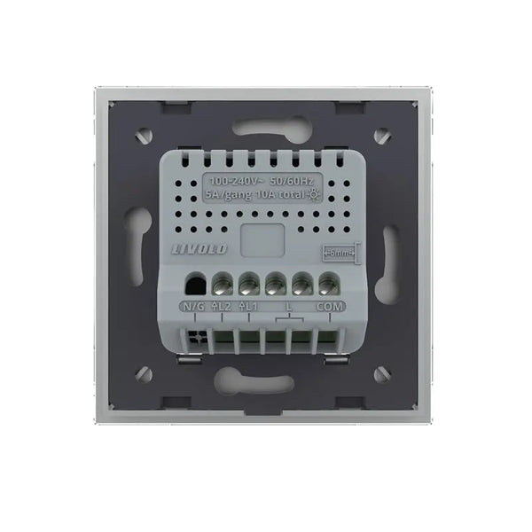 Livolo | Grijs | SR | Aan/Uit | Dubbel | Wisselschakelaar Livolo Nederland B.V.