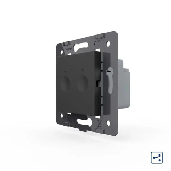 Livolo | Zwart | SR | Module | Aan/Uit | Dubbel | Wisselschakelaar Livolo Nederland B.V.