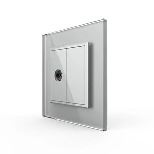 Livolo | Grijs | SR | TV | Blindplaat Livolo Nederland B.V.