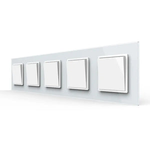 Livolo | Wit | 1+1+1+1+1 | Aan/Uit | Wipschakelaar Livolo Nederland B.V.