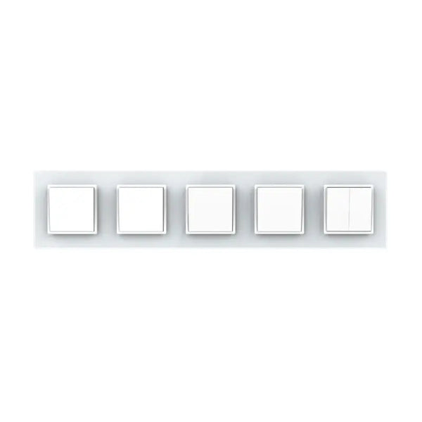 Livolo | Wit | 1+1+1+1+2 | Aan/Uit | Wipschakelaar Livolo Nederland B.V.