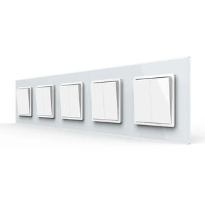 Livolo | Wit | 1+2+2+2+2 | Aan/Uit | Wipschakelaar Livolo Nederland B.V.