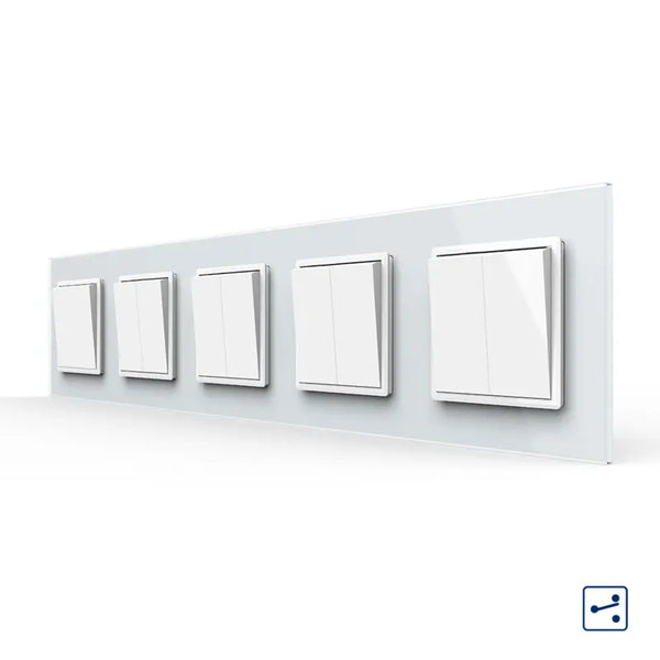 Livolo | Wit | 1+2+2+2+2 | Aan/Uit | Wissel | Wipschakelaar Livolo Nederland B.V.