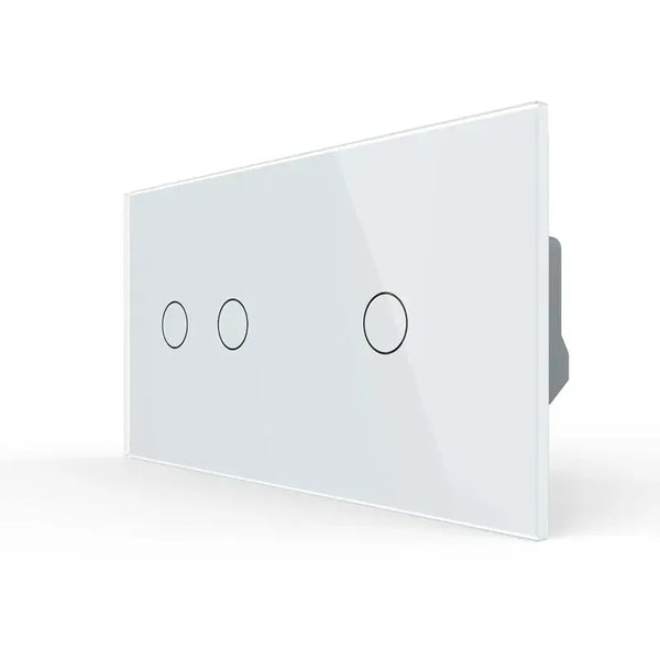 Livolo | Wit | 2+1 | Aan/Uit | 12 of 24V DC | Schakelaar Livolo Nederland B.V.