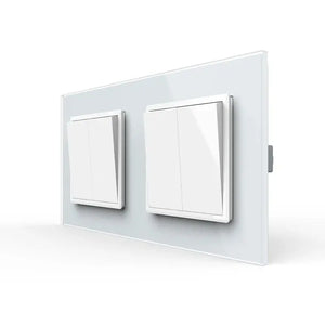 Livolo | Wit | 2+2 | Puls | Wipschakelaar Livolo Nederland B.V.