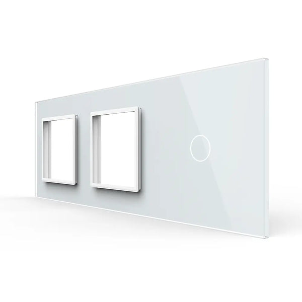 Livolo | Wit | SR+SR+1 | Glasplaat | Combinatie Livolo Nederland B.V.