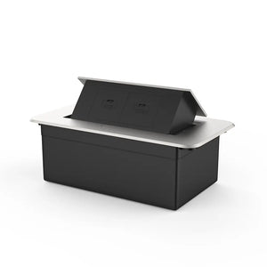 Livolo | Zilver | 2 | Pop-Up Stekkerdoos | Push | Inbouw | USB-C + USB-C - Zwart Livolo Nederland B.V.