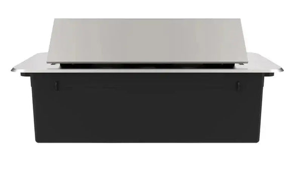 Livolo | Zilver | 3 | Pop-Up Stekkerdoos | Push | Inbouw | Stopcontact + Dubbele USB-C Oplader - Zwart Livolo Nederland B.V.