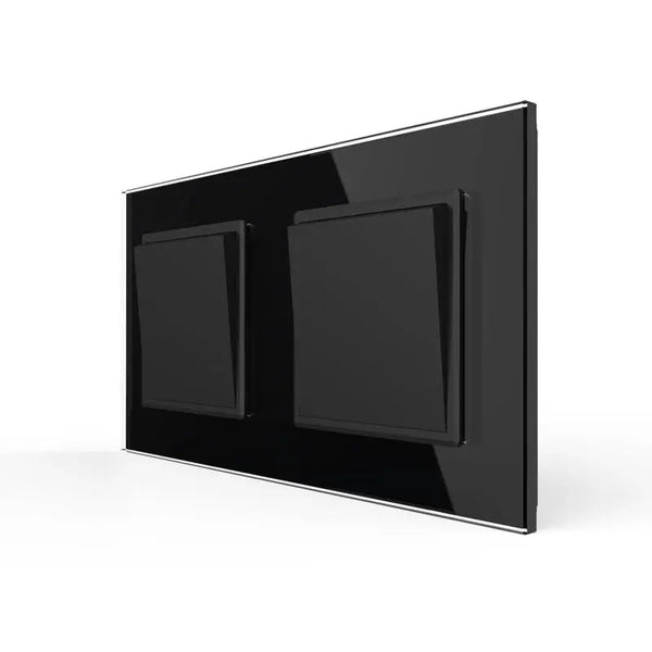 Livolo | Zwart | 1+1 | Aan/Uit | Wipschakelaar Livolo Nederland B.V.