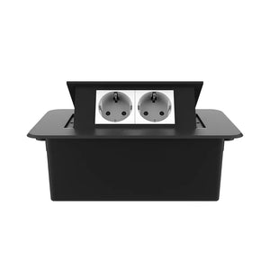 Livolo | Zwart | 2 | Pop-Up Stekkerdoos | Push | Inbouw | Stopcontacten - Wit Livolo Nederland B.V.