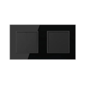 Livolo | Zwart | 2+1 | Aan/Uit | Wipschakelaar Livolo Nederland B.V.