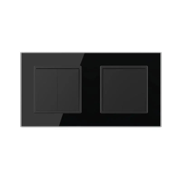 Livolo | Zwart | 2+1 | Aan/Uit | Wissel | Wipschakelaar Livolo Nederland B.V.