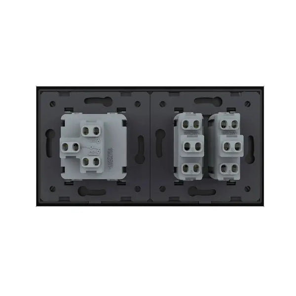 Livolo | Zwart | 2+1 | Puls | Wipschakelaar Livolo Nederland B.V.