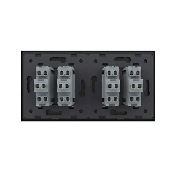 Livolo | Zwart | 2+2 | Puls | Wipschakelaar Livolo Nederland B.V.