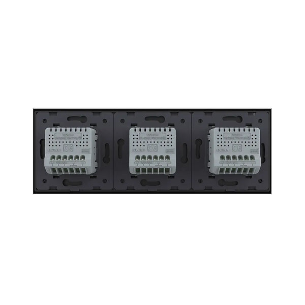 Livolo | Zwart | 2+2+2 | Aan/Uit | 12 of 24V DC | Schakelaar Livolo Nederland B.V.