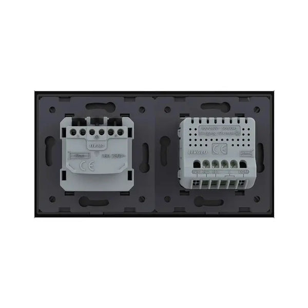 Livolo | Zwart | 2+SR | Aan/Uit | Schakelaar met wandcontactdoos Livolo Nederland B.V.