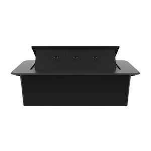 Livolo | Zwart | 3 | Pop-Up Stekkerdoos | Push | Inbouw | USB-C - Zwart Livolo Nederland B.V.