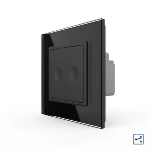 Livolo | Zwart | SR | Aan/Uit | Dubbel | Wisselschakelaar Livolo Nederland B.V.