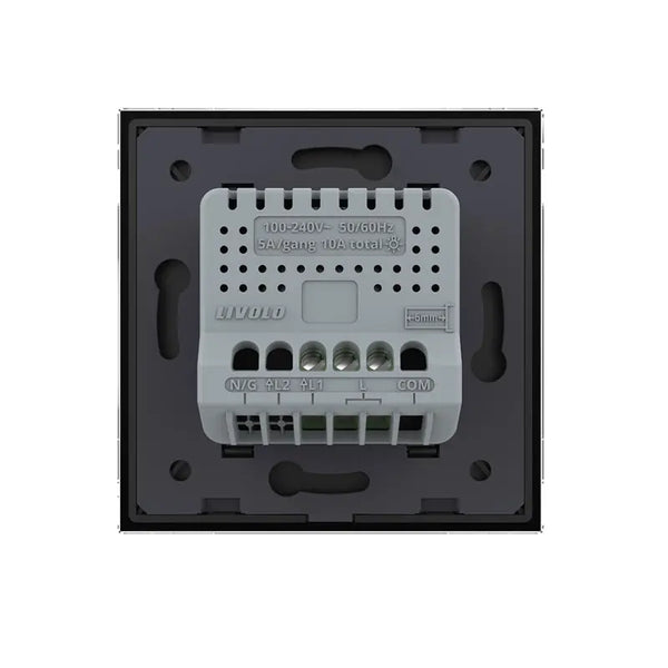 Livolo | Zwart | SR | Aan/Uit | Enkel | Schakelaar Livolo Nederland B.V.