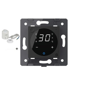 Livolo | Thermostaat met zoneregeling | Zwart | Met bedrade zonemotor