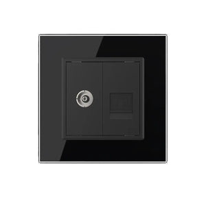 Livolo | Zwart | SR | TV | Netwerk Cat.6 Livolo Nederland B.V.