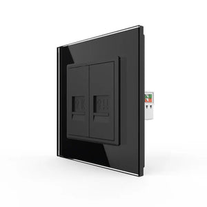 Livolo | Zwart | SR | Telefoon | Netwerk Cat.6 Livolo Nederland B.V.