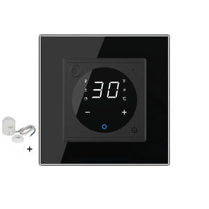 Livolo | Zwart | SR | Thermostaat met zoneregeling | Met bedrade zonemotor | Smart Home Livolo Nederland B.V.