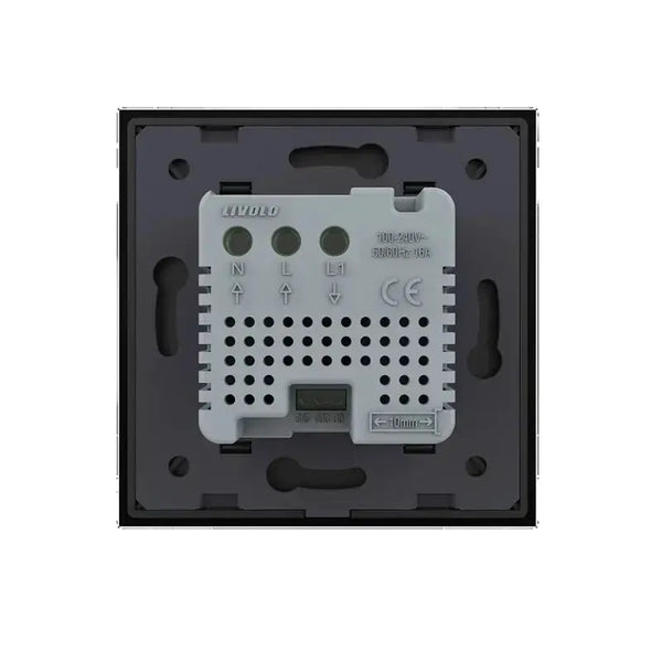 Livolo | Zwart | SR | Thermostaat met zoneregeling | Met bedrade zonemotor | Smart Home Livolo Nederland B.V.