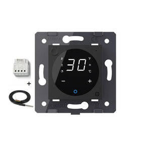 Livolo | Zwart | SR | Thermostaat voor vloerverwarming met CV | Smart Home